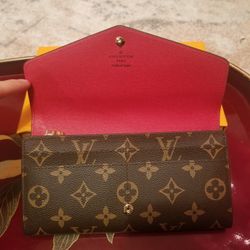 Louis Vuitton Sarah Envelope Wallet (Red)