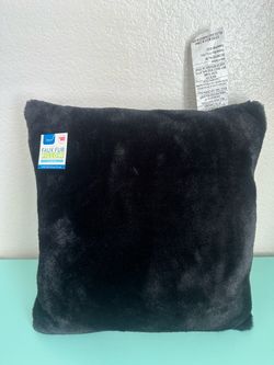 Interiors by Design faux fur decorative 16” square pillow-brand new with a tag