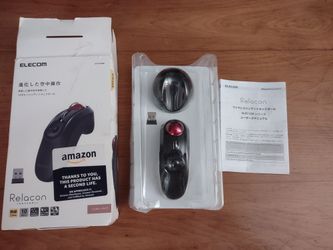 Elecom Relacon wireless 2.4GHz handheld trackball