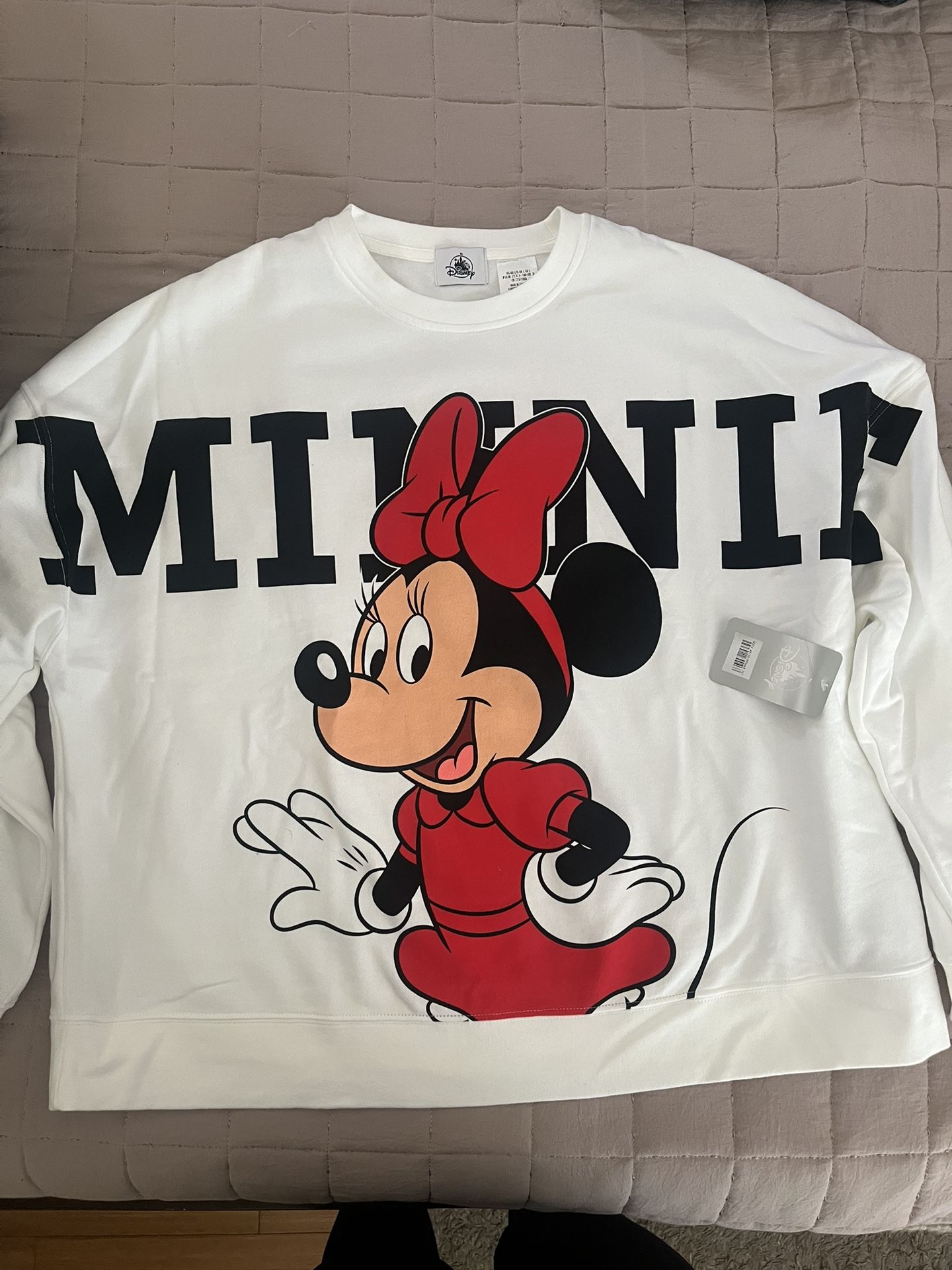Minnie Mouse Back to Front Pullover Sweatshirt for Women
