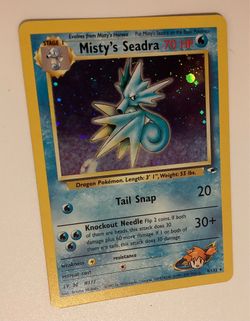 Misty's Seadra Holo Rare - Pokémon Gym Heroes