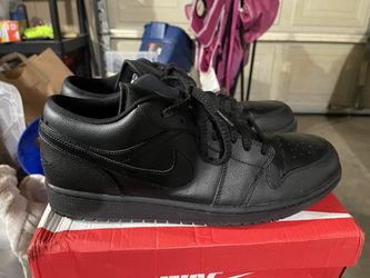Nike Jordan 1 Low Triple Black - 2015