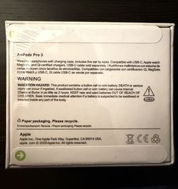Air Pods Pro 3 Noise Cancelling