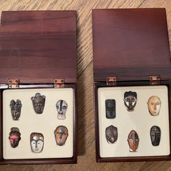 AFRICAN MINI TRIBAL MASKS