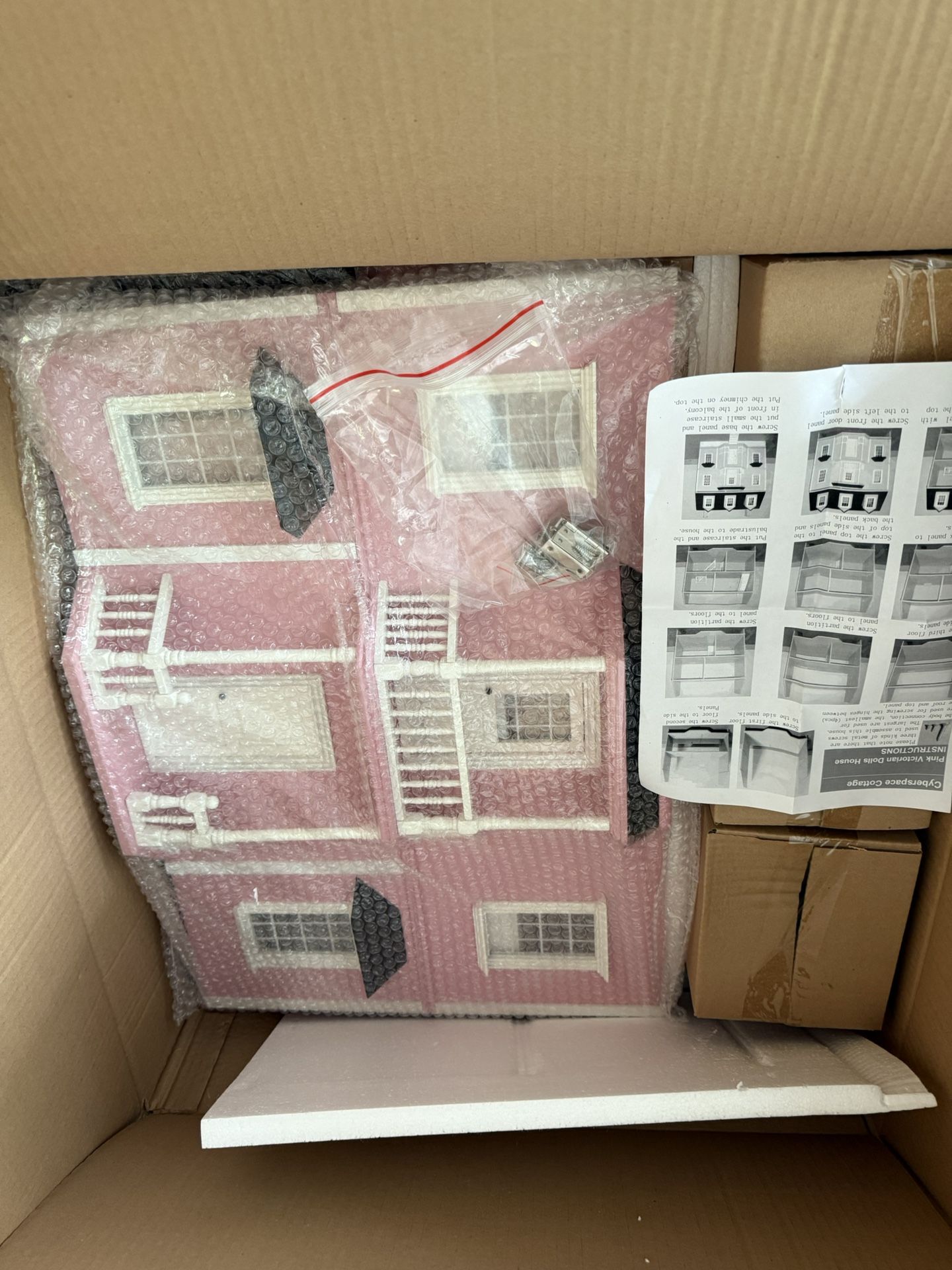 Vintage Pink Doll Houses