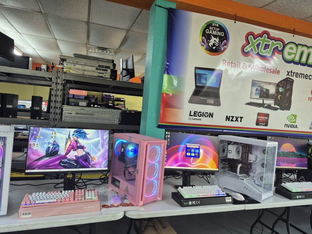 Saturday NEW GAMING Computer SETUPS W 80 Games +Wi-Fi +Windows 11 