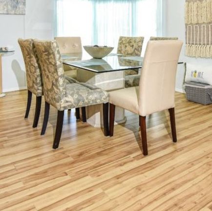 6 Ft Glass Top Dining Set