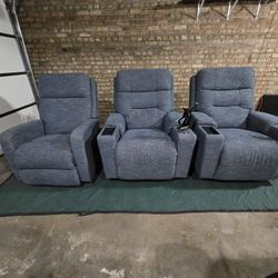 3 Lazyboy Recliners