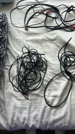 Studio cords,iPhone chargers for lab top , cords for speakers