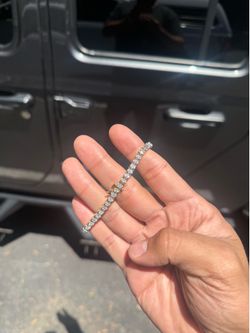 5 carat diamond tennis bracelet natural