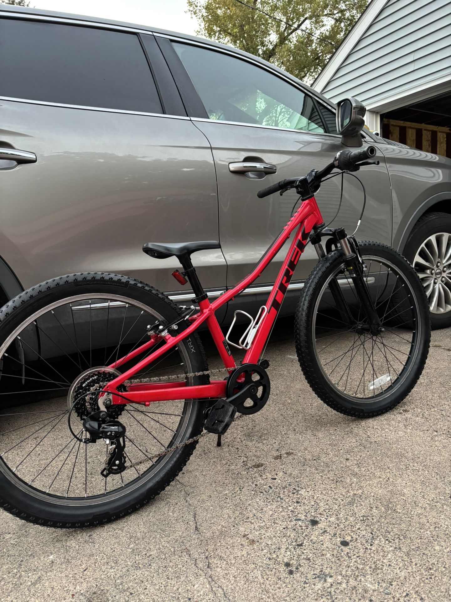 Trek Precaliber 24 8-speed Suspension bike.
