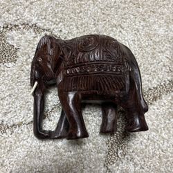 Wood Carved Elephant 