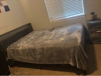Queen bed frame with Mattress