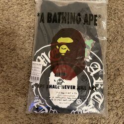 Black Chrome Heart Bape Shirt