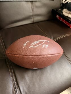 Eddie Jackson signed football
