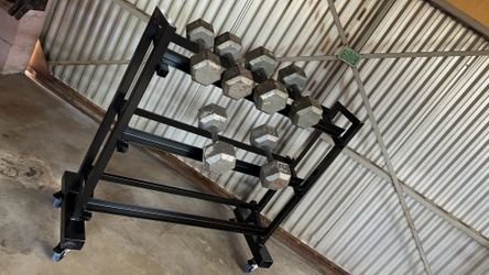 Mobile Dumbbell Rack
