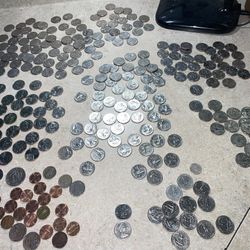 Quarter Collection Money Coins Silver
