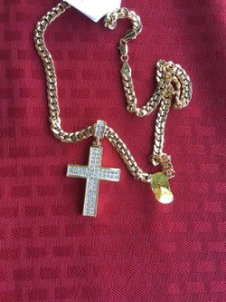 Gold plated necklace