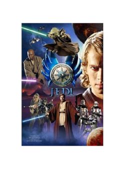 Vintage 2005 Star Wars Revenge of the Sith Jedi Poster 22.375x34'' Inch RARE NEW