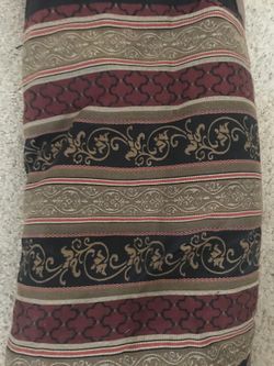 King size comforter, king size pillow, three decorative pillows