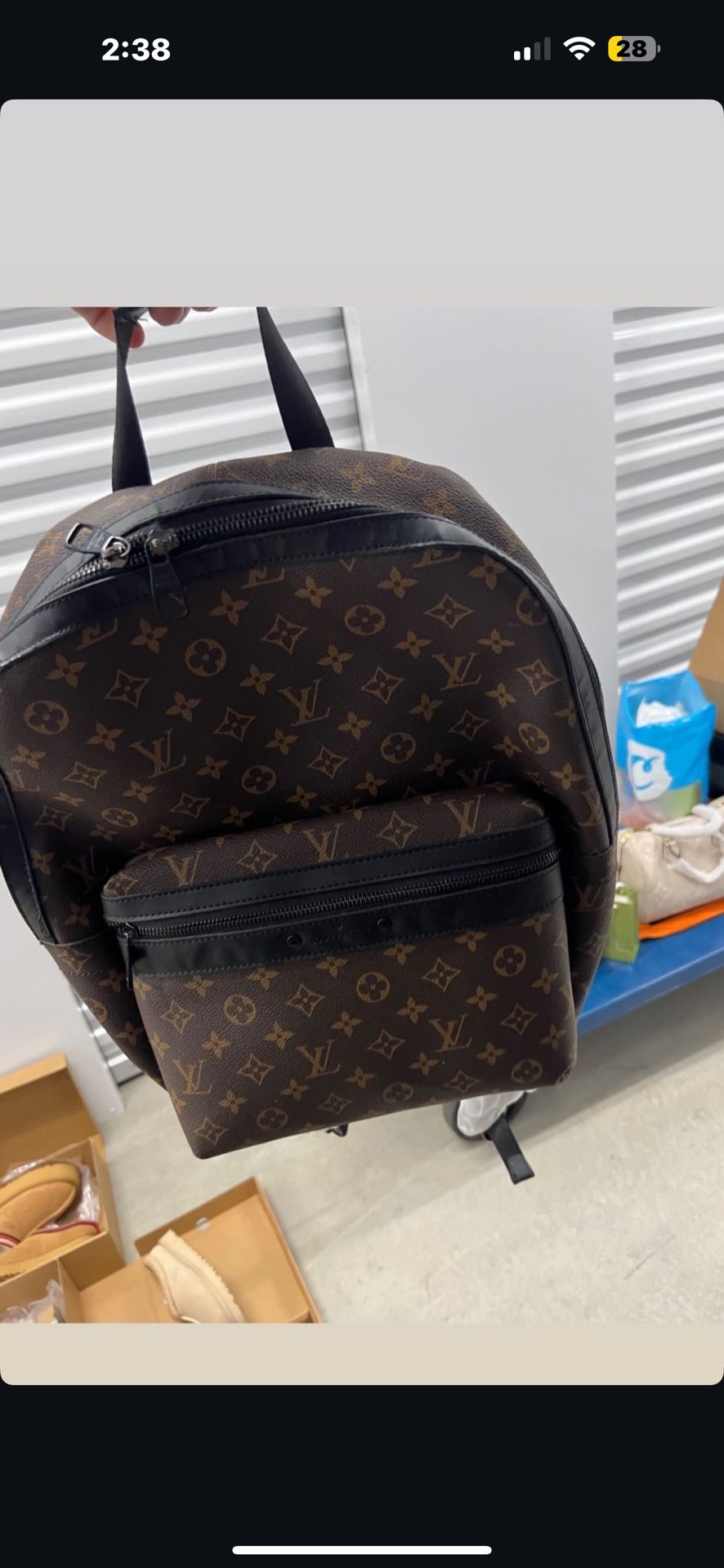 Authentic LV Backpack
