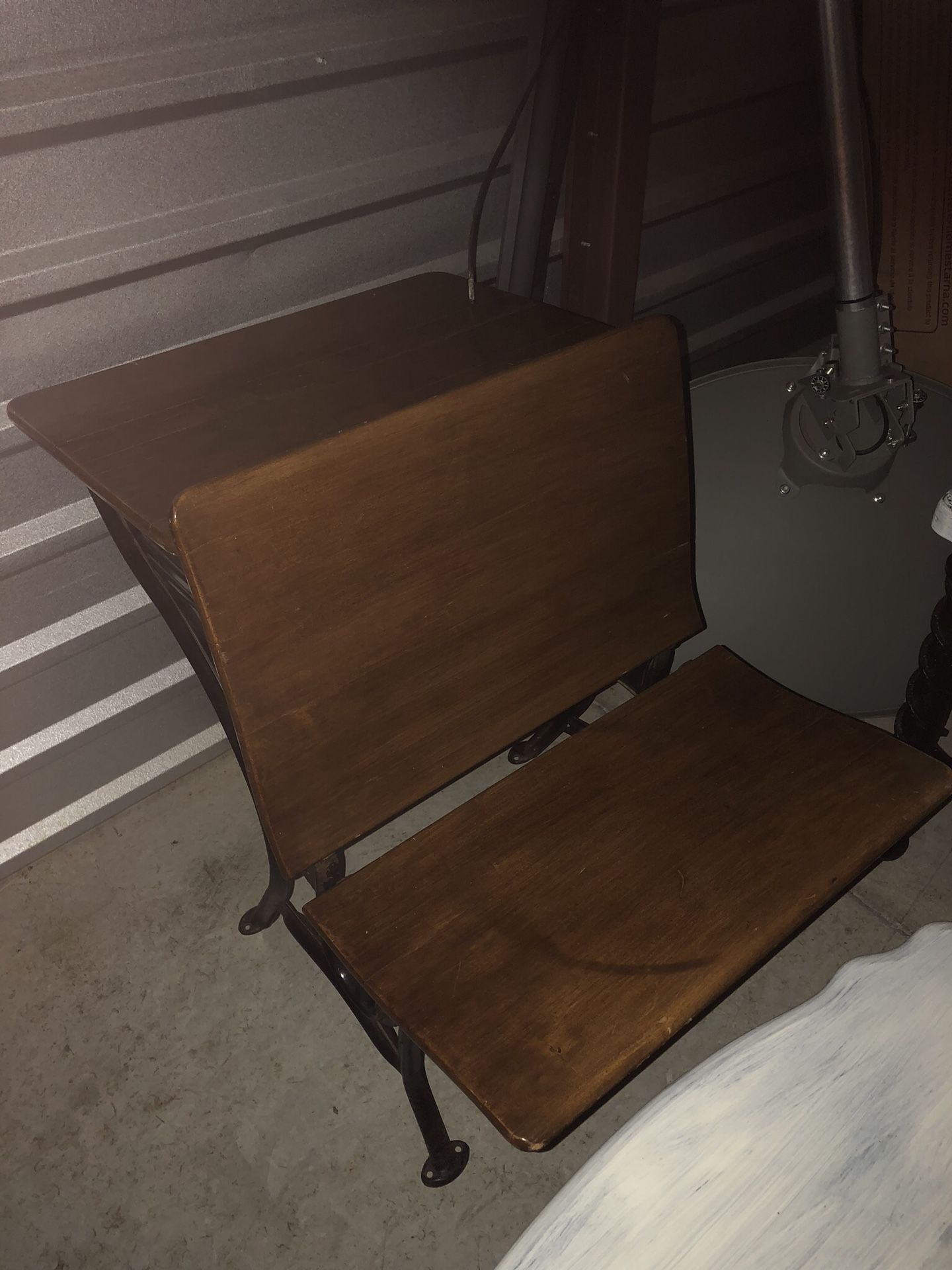Antique school desk
