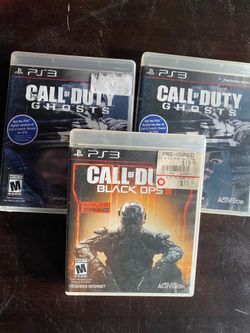 CALL OF DUTY GAMES 3 for $15