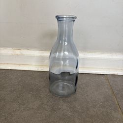 Clear Glass Wine Carafe bottle