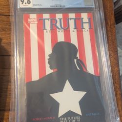 Marvel Comics Truth Red White & Black # 1 CGC 9.6 1st app Isaiah Bradley Captain America 2003