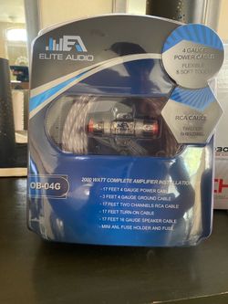 Elite Audio OB-04G 2000 Watt Amplifier Installation Kit