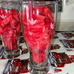Juego de 4 vasos princess house