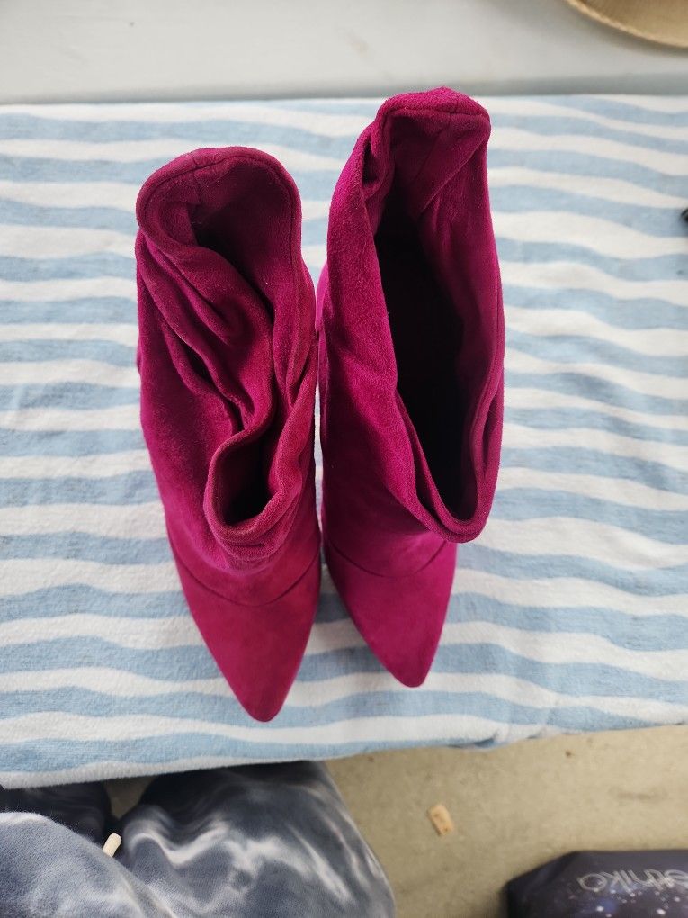 ALDO PINK Ankle Boots Size 7