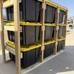 Custom Garage Storage Shelf 