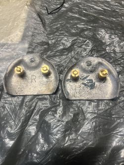 Vintage Fulton Visor Brackets With Aftermarket Screws 
