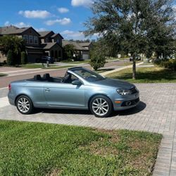 Baby blue 2012 EOS hardtop convertible!!