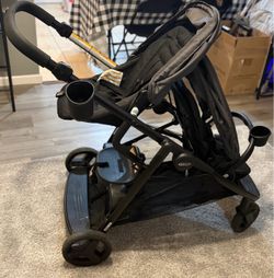 Graco Double Stroller with Ride-On Board