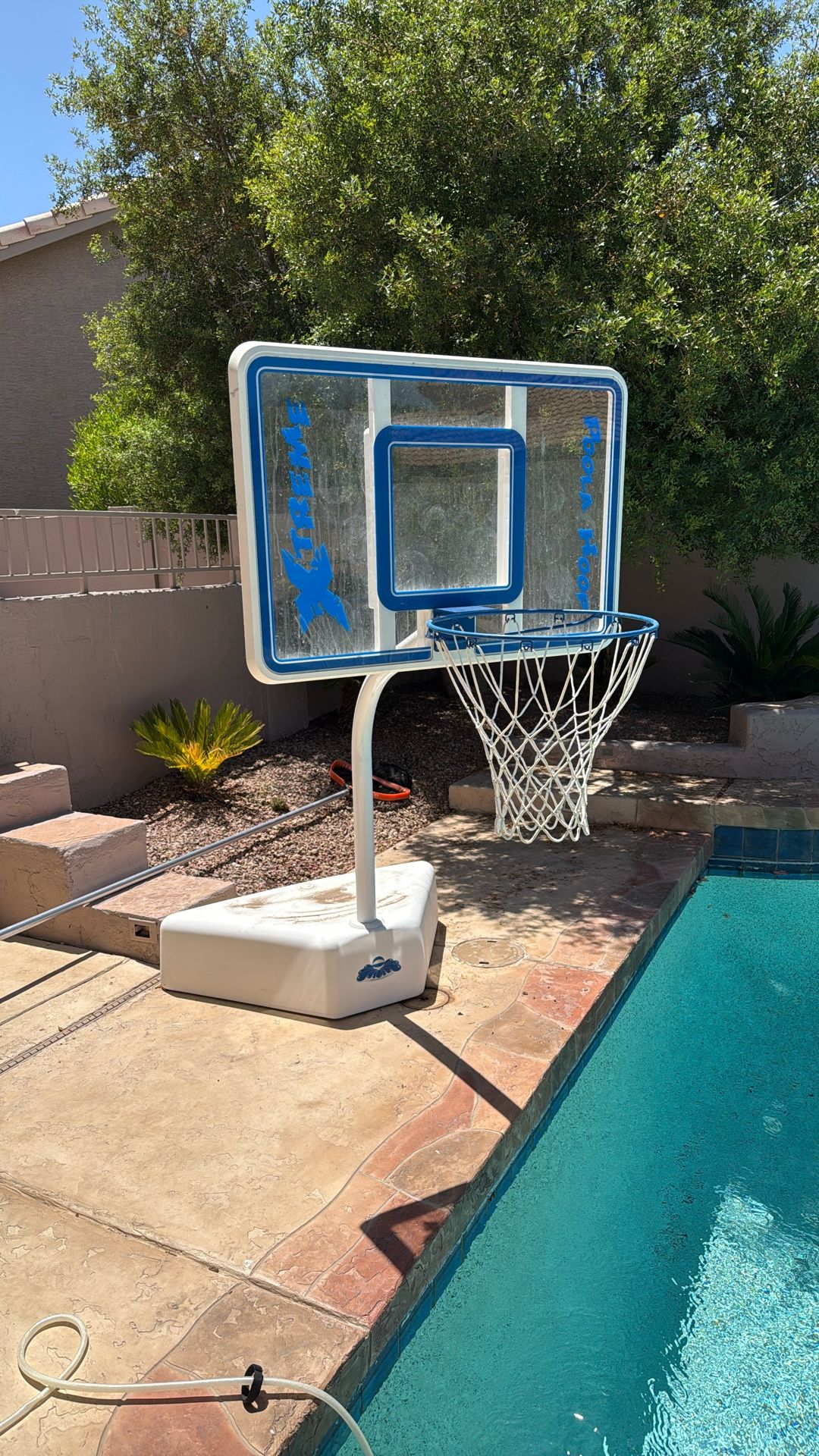 Pool Basketball Hoop With Base And Ball