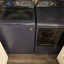 GE Profile Washer and Gas Dryer Set