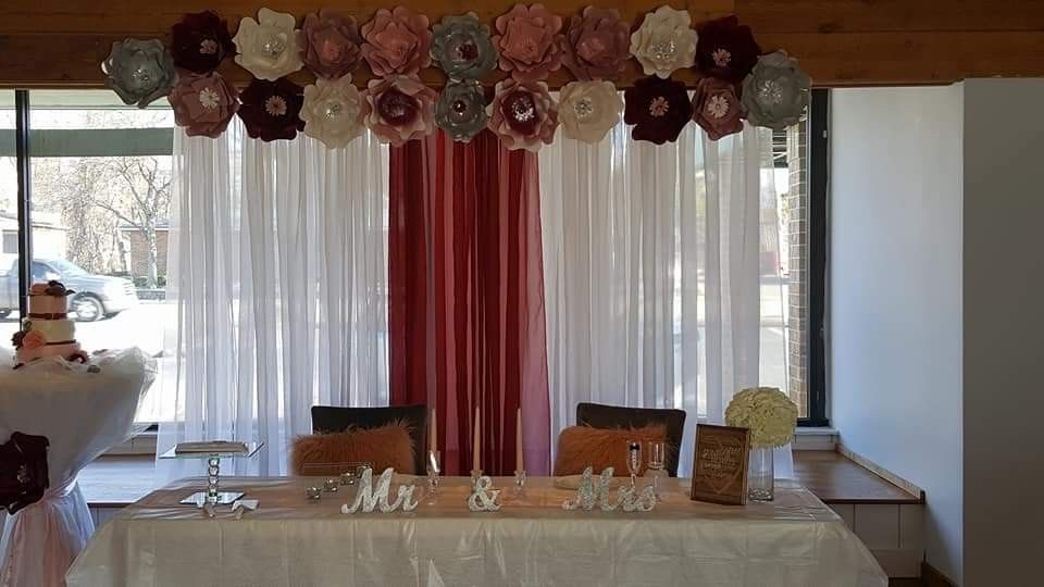 Flowers backdrop