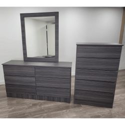 Dresser Whit Mirror And Chest 