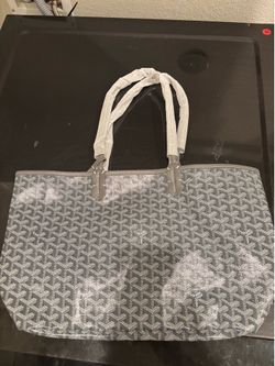 Goyard Saint Louis Tote – Grey Goyardine Canvas with Matching Pouch