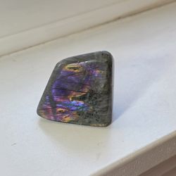 0.2 Lb (88g) Labradorite Slab Quartz Crystal