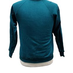 Vintage Hanes Her Way Size Small Crewneck Sweater Teal
