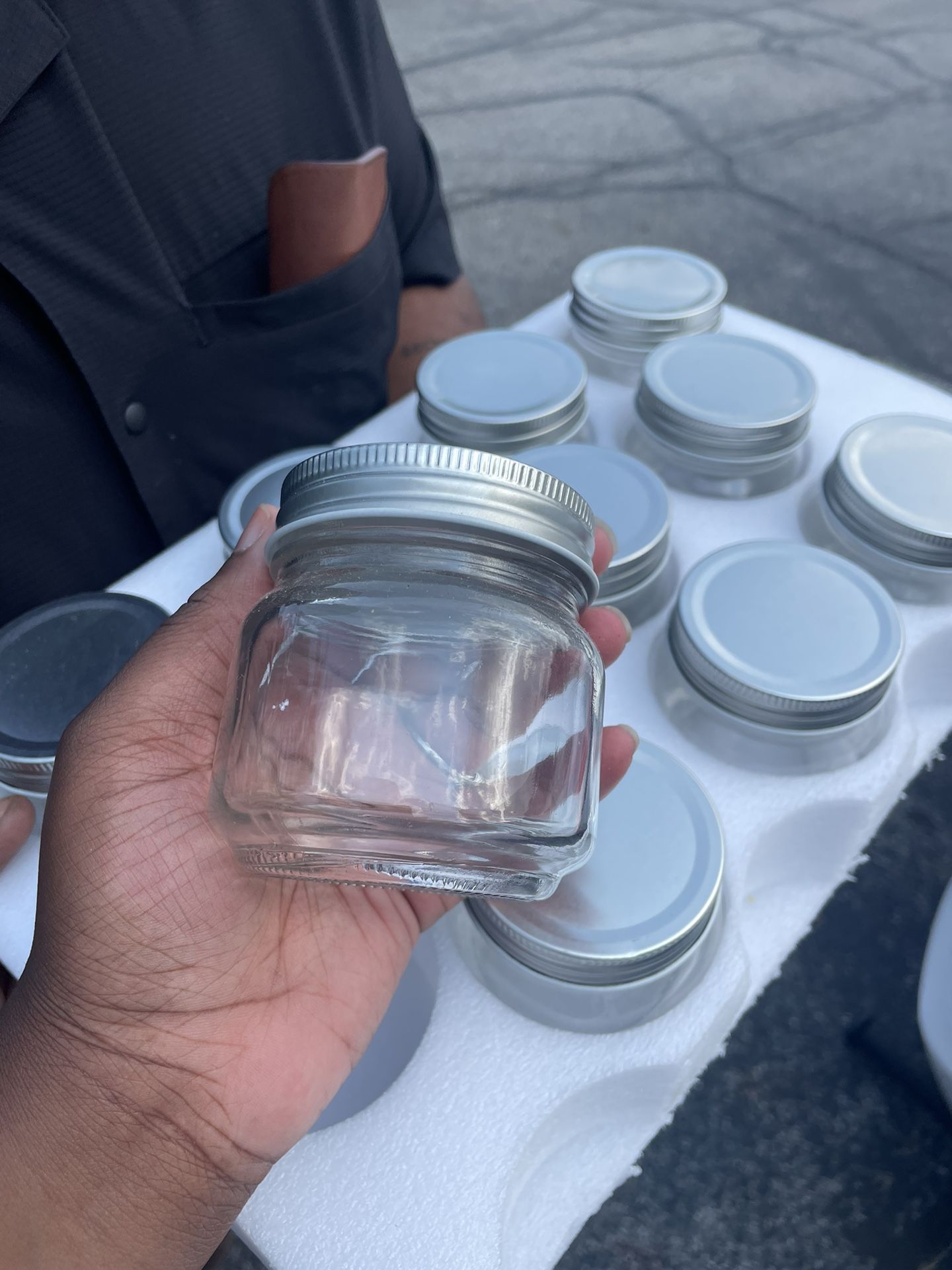 8oz glass jars