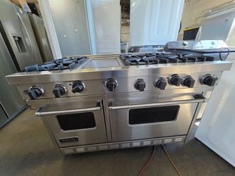48" VIKING GAS RANGE STAINLESS STEEL