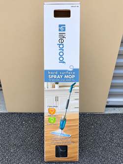 Lifeproof Hard Surface Microfiber Spray Mop – 2 Spray Modes
