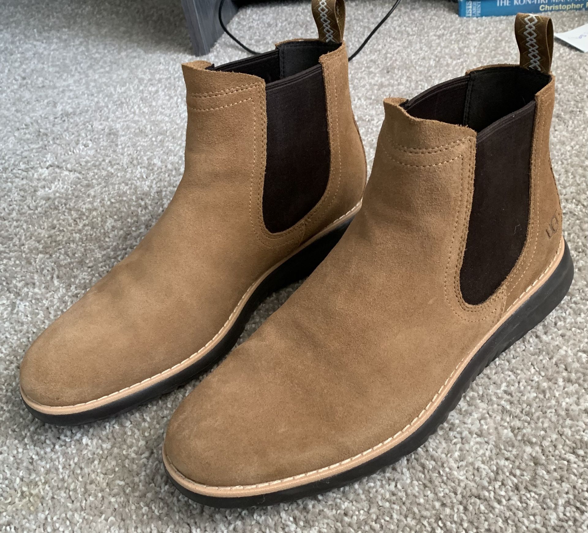 Men’s Brown Suade Ugg Boots - Size 9