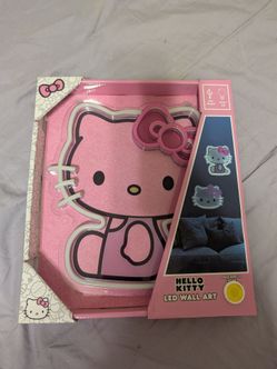 NEW HELLO KITTY LIGHT UP FOR WALL