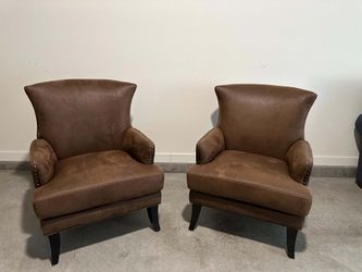 Two Matching Accent Chairs