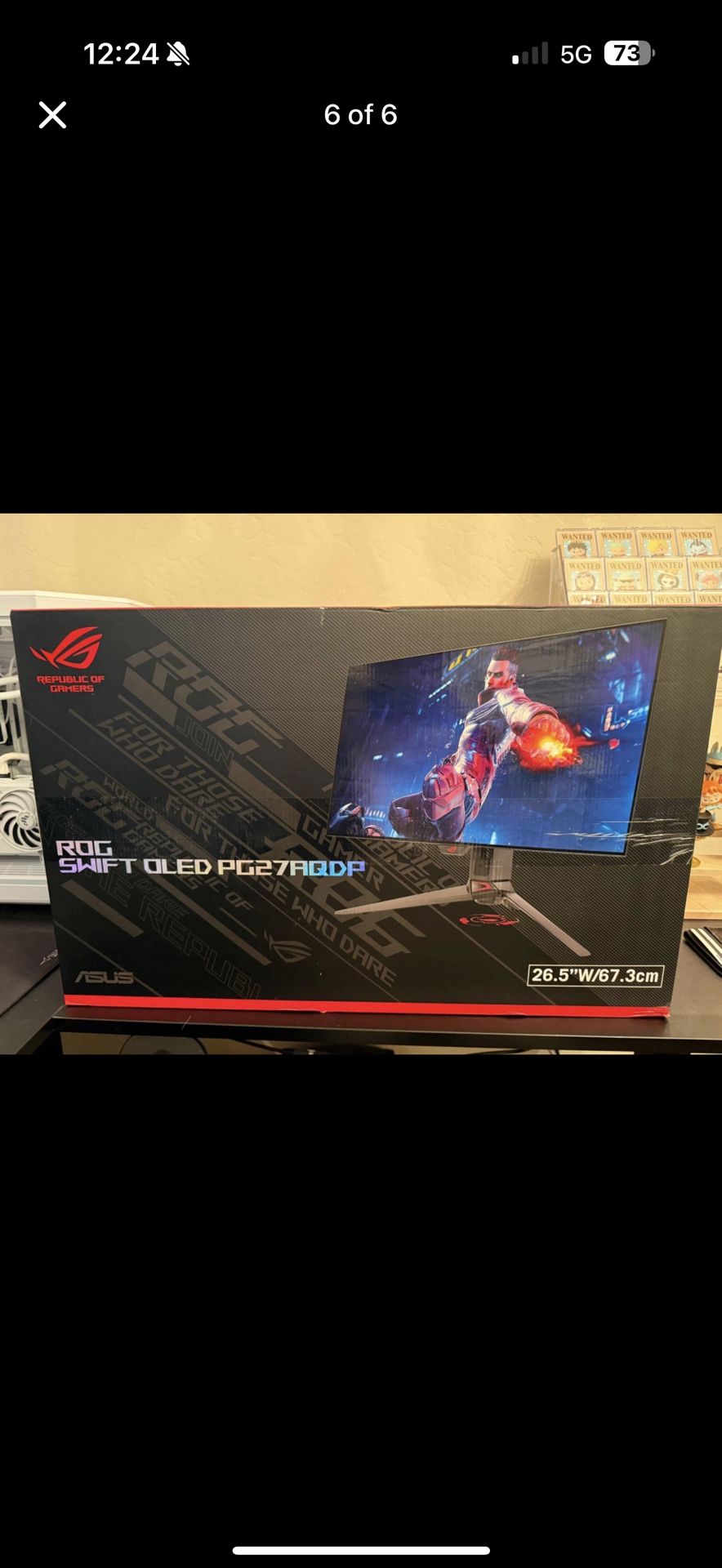 1440p 480hz OLED ASUS monitor (new)